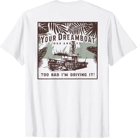 Buy Disney Jungle Cruise Your Dreamboat Has Arrived Front & Back T ...