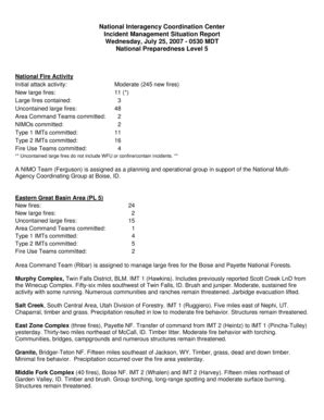 Fillable Online Initial attack activity Fax Email Print - pdfFiller