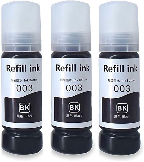 Splashjet 003 Compatible Refill Ink for Epson L3150, L3110, L3250 ...