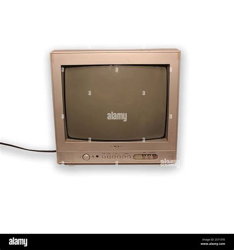 A classic Vintage CRT Television featuring a charming Retro Design that ...