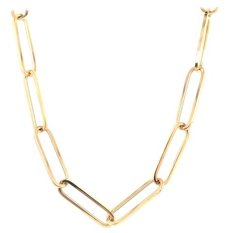 Temple St. Clair Arno Gold Link Chain Necklace at 1stDibs | temple st ...