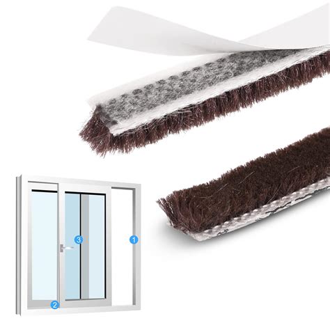 Homeaura Door Strip for Sealing Bottom Gap - Rubber Strips for Windows ...