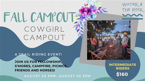 Fall Cowgirl Camp Out 2025, C Bar C LLC Horse Riding Lessons ...