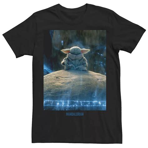 Big & Tall Star Wars: The Mandalorian Grogu Jedi Temple R14 Tee