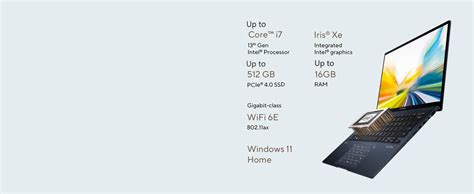 ASUS Zenbook 14 OLED (2023), Intel Core i5-1340P 13th Gen, 14" (35.56 ...