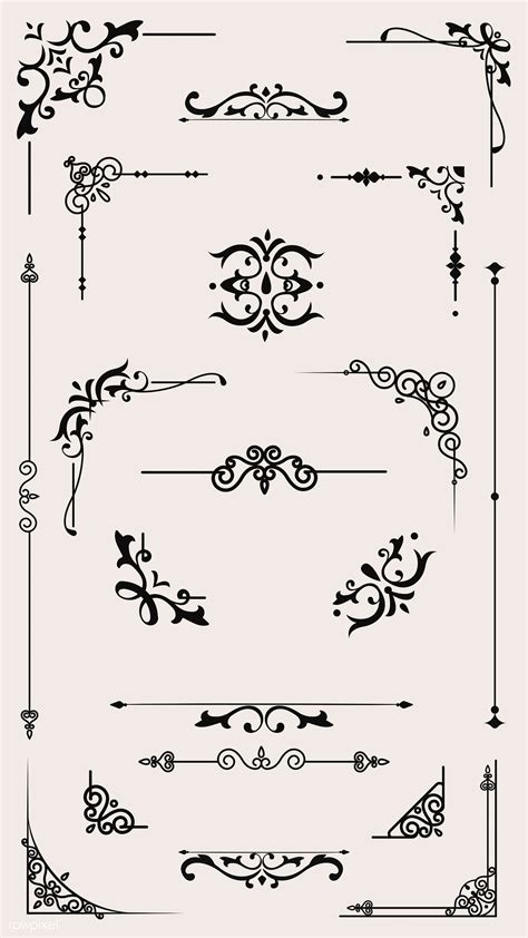 31+ Free Vintage Elements Borders And Labels Vector