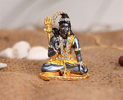 Buy OSTNKART Shiva Statue Car Dashboard Idol, Shiv Ji for Birthday ...