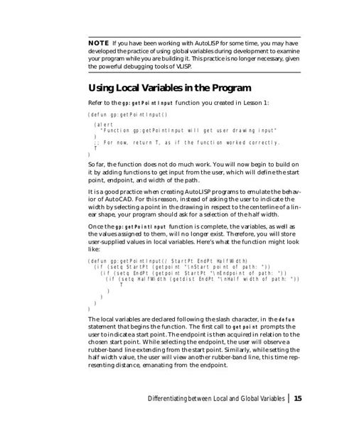 Image result for AutoCAD Lisp Programming Tutorial PDF