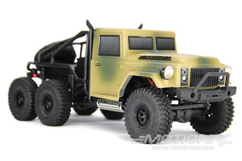 Hobby Plus CR18 6x6 Camo Conqueror 1/18 Scale Mini Crawler - RTR [HBP1810168-CA] Motion RC