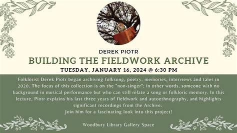 Derek Piotr: Building The Fieldwork Archive, 269 Main Street South ...