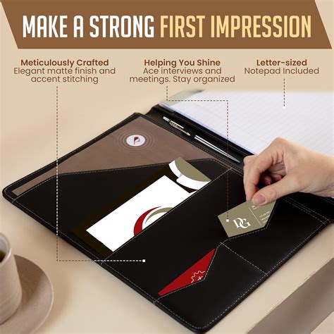 STYLIO Padfolio Folder with Removable Clipboard | India | Ubuy