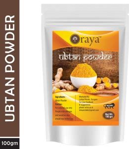 Oraya Ubtan Face Pack Powder - Face & Body Scrub For Removing Skin Tan ...