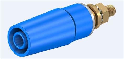 23.3050-23 Staubli | Staubli Blue Female Banana Socket, 4 mm Connector ...