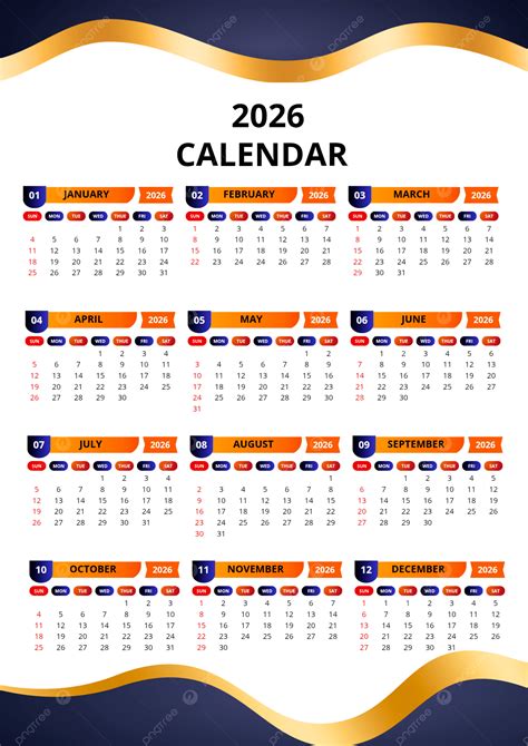 2026 Wall Calendar