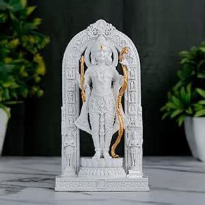 Buy Global Grabbers 3D Ram Lalla Ayodhya Idol Statue Showpiece Murti ...