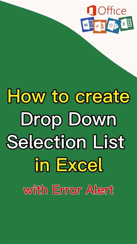 Image result for Excel Drop Down Select Tutorial