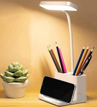 AKR Powerful Rechargeable Emergency lamp with Pen|Mobile Holder Desk ...