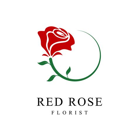 Rose flower logo vector design. female and beauty emblem for your business. 22242332 Vector Art ...