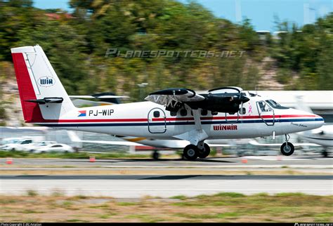 PJ-WIP Winair De Havilland Canada DHC-6-300 Twin Otter Photo by JRC ...
