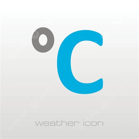 Degrees Celsius Icon Meteorology Weather Measuring Medical Celsius ...