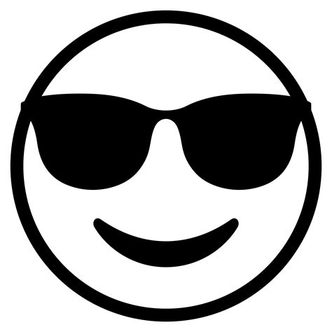 Download Emoticon And Smiley Black White Emoji Clipart PNG Free ...