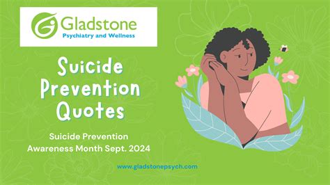 Suicide Prevention Quotes - Gladstone