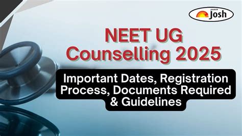 NEET UG Counselling 2025: How to Register, Documents Required, Process ...