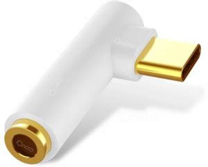 ONCRO White L Shape Type c to 3.5 mm Aux Audio Jack Adapter Connector ...