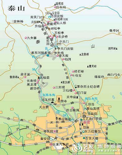 泰山地图 - 图片 - 艺龙旅游指南