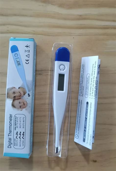 Digital Water Thermometer Accurate Oral and Armpit Temperature Reading ...