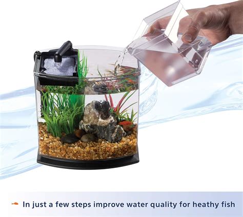 Aqueon LED MiniBow Small Aquarium Fish Tank Kit - India | Ubuy