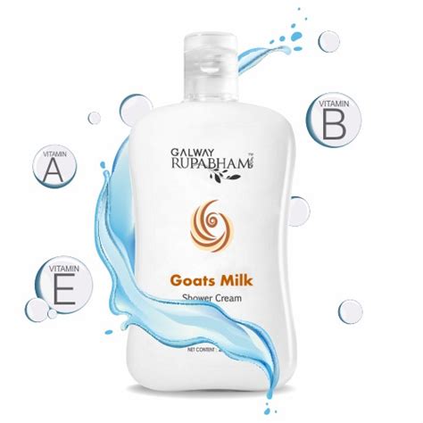 Galway Rupabham Goat Milk Shower Cream - Hydrating & Nourishing Bath ...