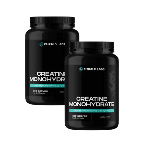 Creatine Monohydrate | Twin Pack | Strength | Recovery | Creatine ...