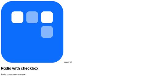 Patterns: Radio with checkbox / Intent UI Design