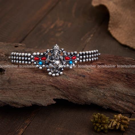 Oxidized Lord Ganesh Choker - 1107