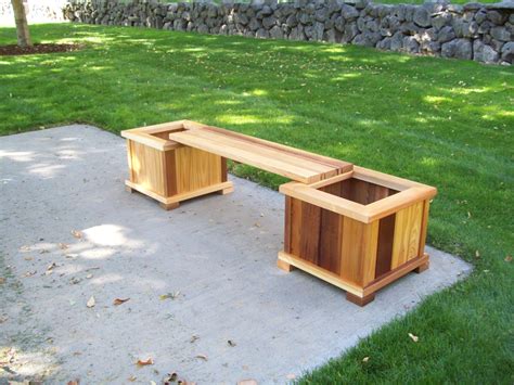 Wood Country Planter/Bench Set | Wood Country