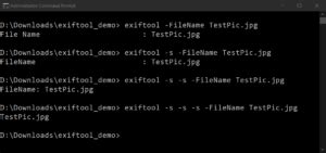Image result for ExifTool Output Example