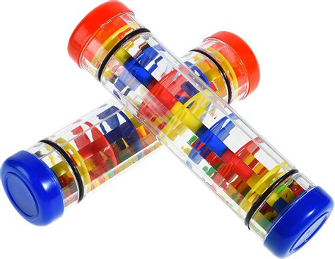 MIHEY 2 Pack Rainmaker Rain Stick Toy, 8 Inch Rainstick Musical ...