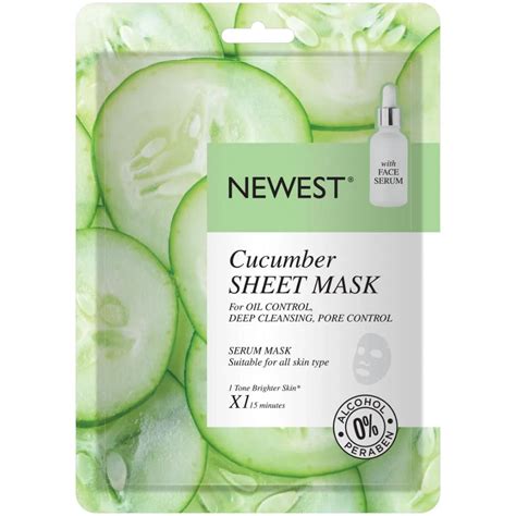 NEWEST CUCUMBER SHEET MASK WITH EXTRA SERUM – Newest