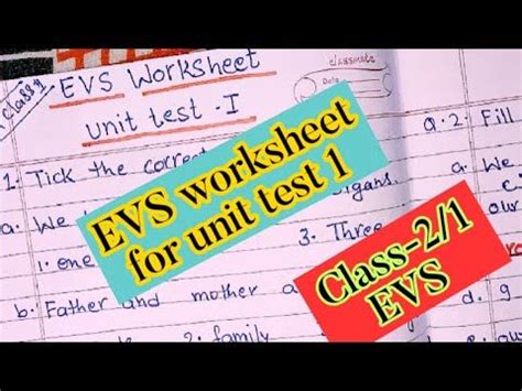 Image result for EVS Test for Class 2