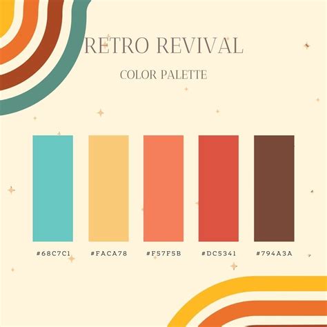 31 retro color palettes for throwback designs – Artofit