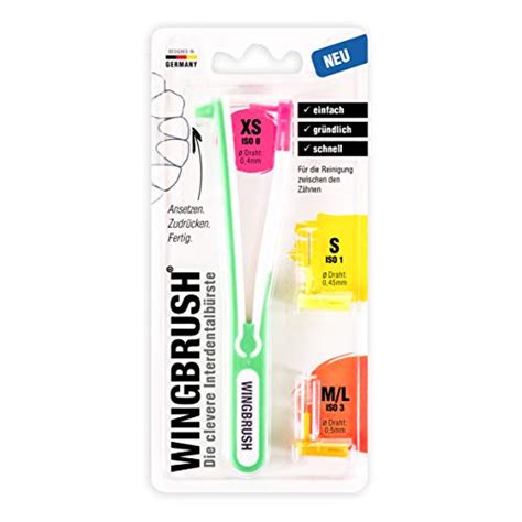 Buy Wingbrush Interdental Brushes Starter Set (1 Holder + 3 Brushes ...
