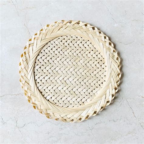 Round Bamboo Mat