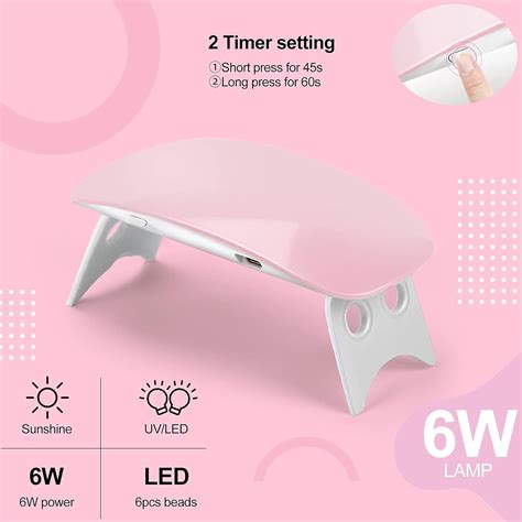 Buy Gel Nail Polish Kit with UV Light Starter Kit 5 Color 8ml Gel Nail ...