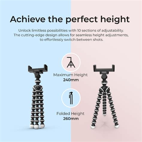 Buy Digitek (DTR 250 GT) Gorilla/Mini Tripod 24 CM (9.5 Inch) Tripod ...