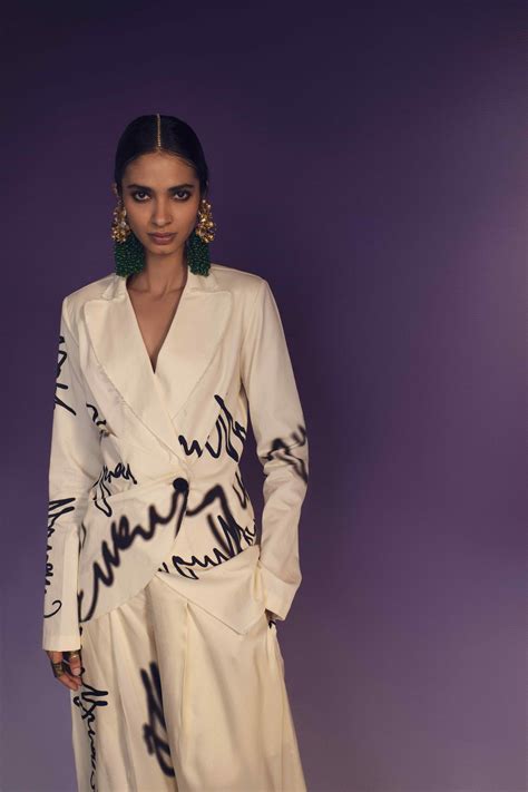 Blazer with Flared Pants