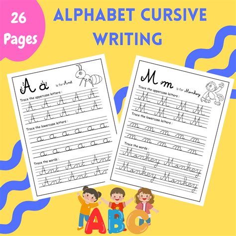 Cursive Writing Alphabet 的图像结果