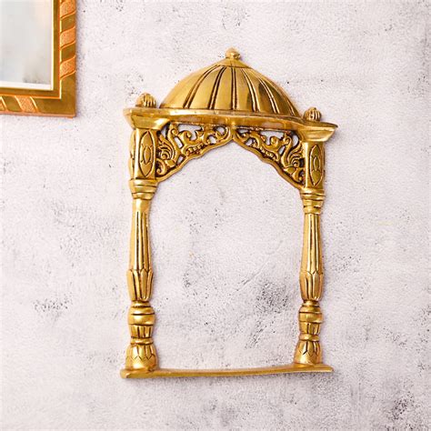 Brass Temple Frame Wall Hanging (10 Inch) – Vedansh Craft