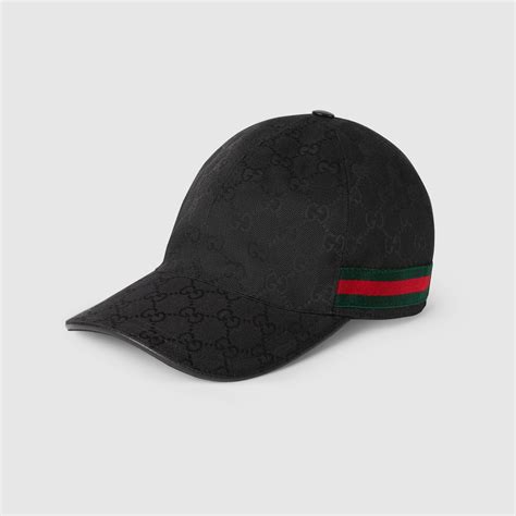 Original GG canvas baseball hat with Web - Gucci Men's Baseball Caps ...