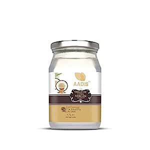Aadis Cold Pressed Organic Extra Virgin Coconut Oil, 175 ml : Amazon.in ...